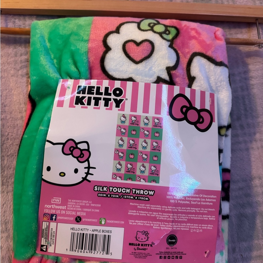 hello kitty blanket, brand new